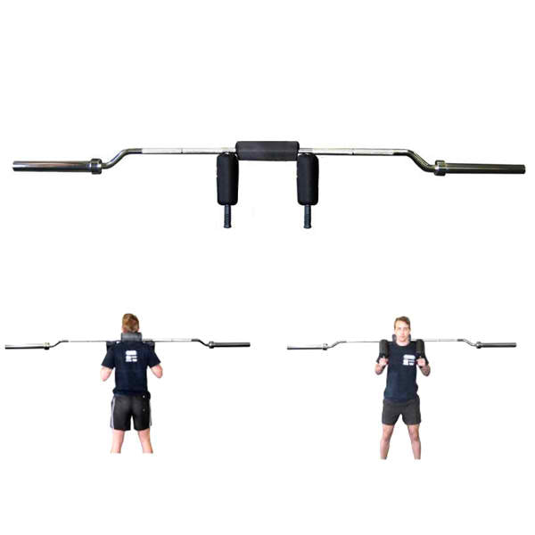 Geek Bar Fitness Olympic Safety Squat Bar – 30mm, 1000 lb Capacity