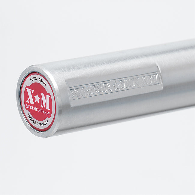 Geek Bar Fitness Men’s Olympic Lifting Bar – 1500 lb Capacity, 28mm Chrome Bar