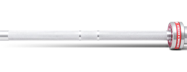 Geek Bar Fitness Men’s Olympic Lifting Bar – 1500 lb Capacity, 28mm Chrome Bar