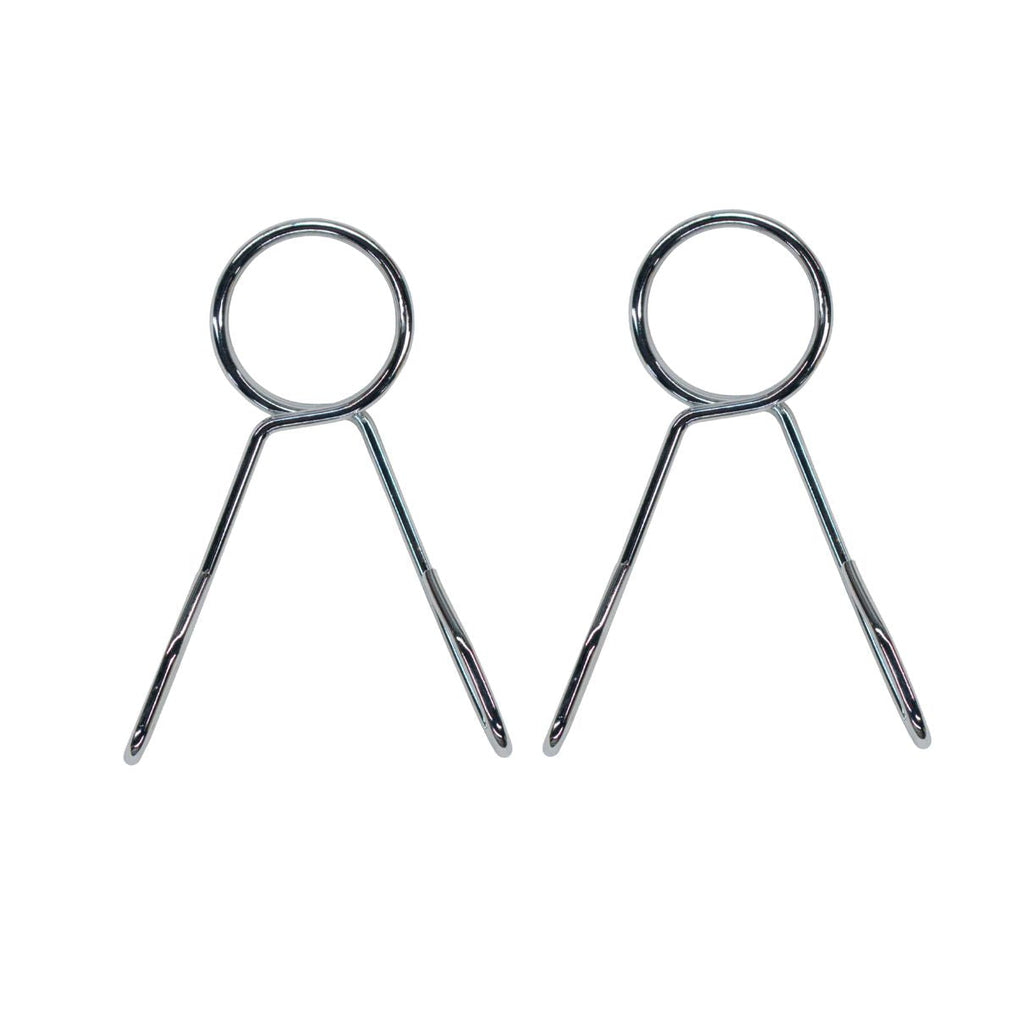 Geek Bar Fitness Olympic Spring Collars (Pair) – Heavy-Duty Barbell Clips