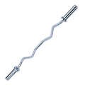 Geek Bar Fitness Olympic Curl Bar – Chrome EZ Bar