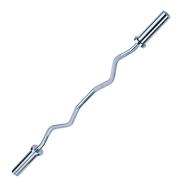 Geek Bar Fitness Olympic Curl Bar – Chrome EZ Bar