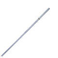 Geek Bar Fitness 72" Standard Bar – 1" Diameter Chrome Barbell