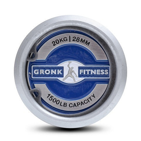 Geek Bar Fitness Olympic Bar – 1500 lb Capacity, 28mm Chrome (Final Stock)