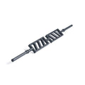 Geek Bar Fitness Angled Swiss Bar – Black Steel Multi-Grip Olympic Bar