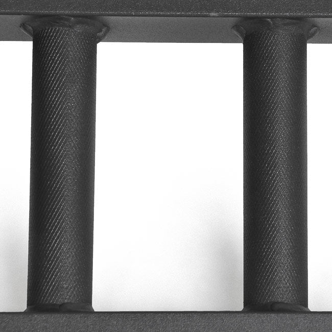Geek Bar Fitness Straight Swiss Bar – Black Steel Multi-Grip Olympic Bar